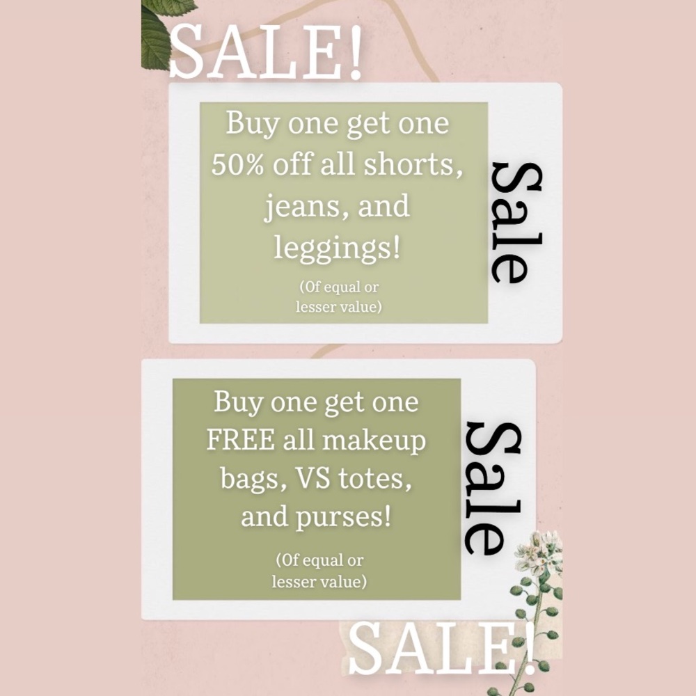 BOGO sale!!